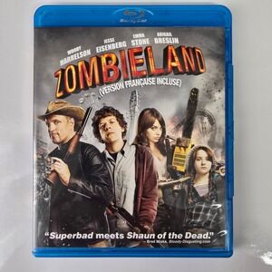 Zombieland Blu-ray Horror Comedy Woody Harrelson Cult Classic‎ Movie Sony